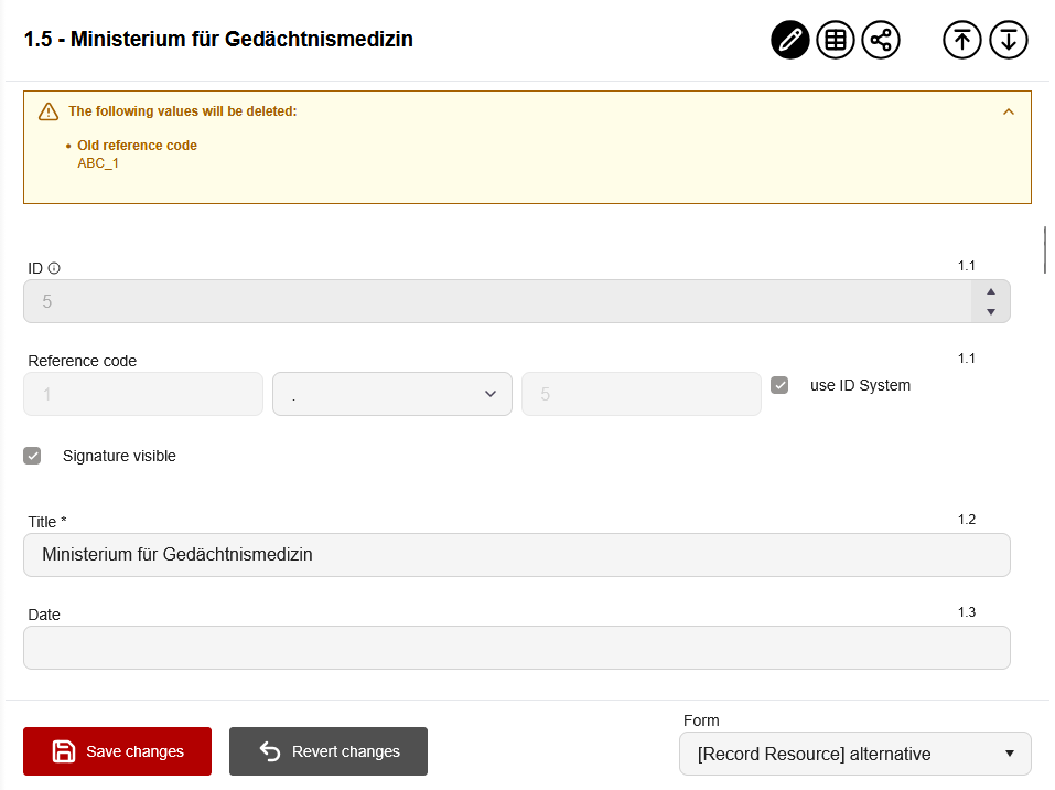 “refCodeIsVisible” is deleted when switching forms