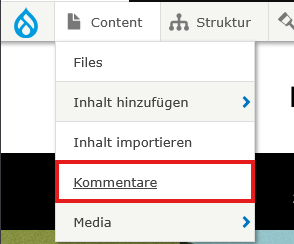 Kommentare aufrufen