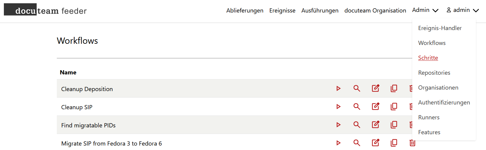 Schritt erstellen oder bearbeiten