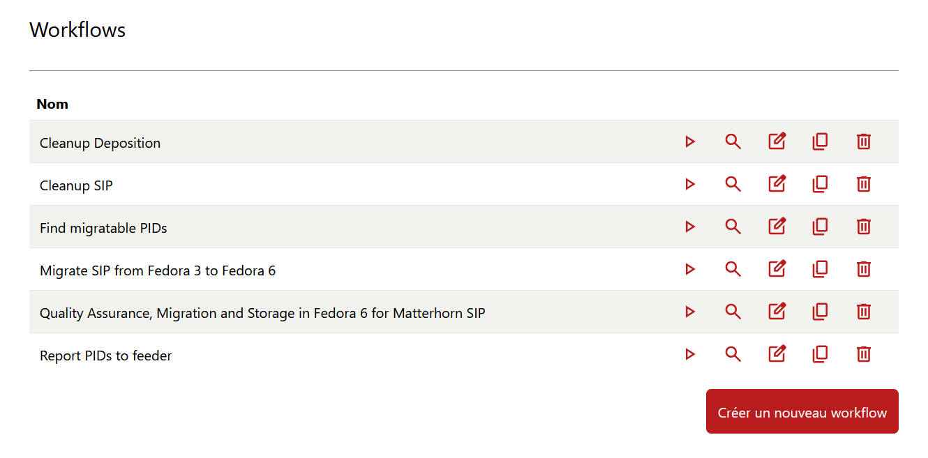 Créer un workflow