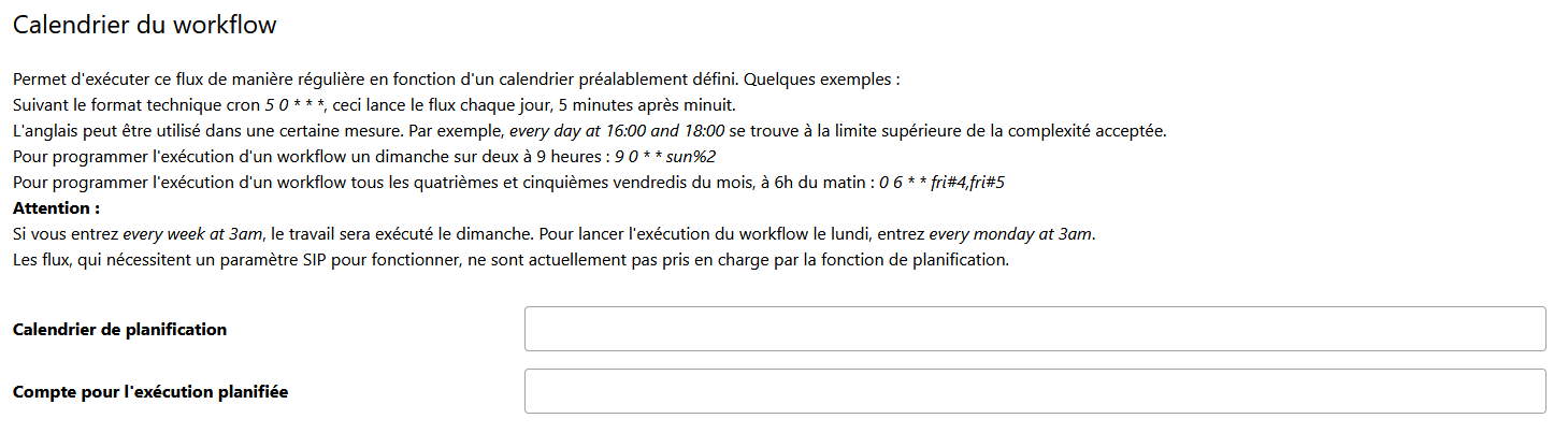 Planifier un workflow