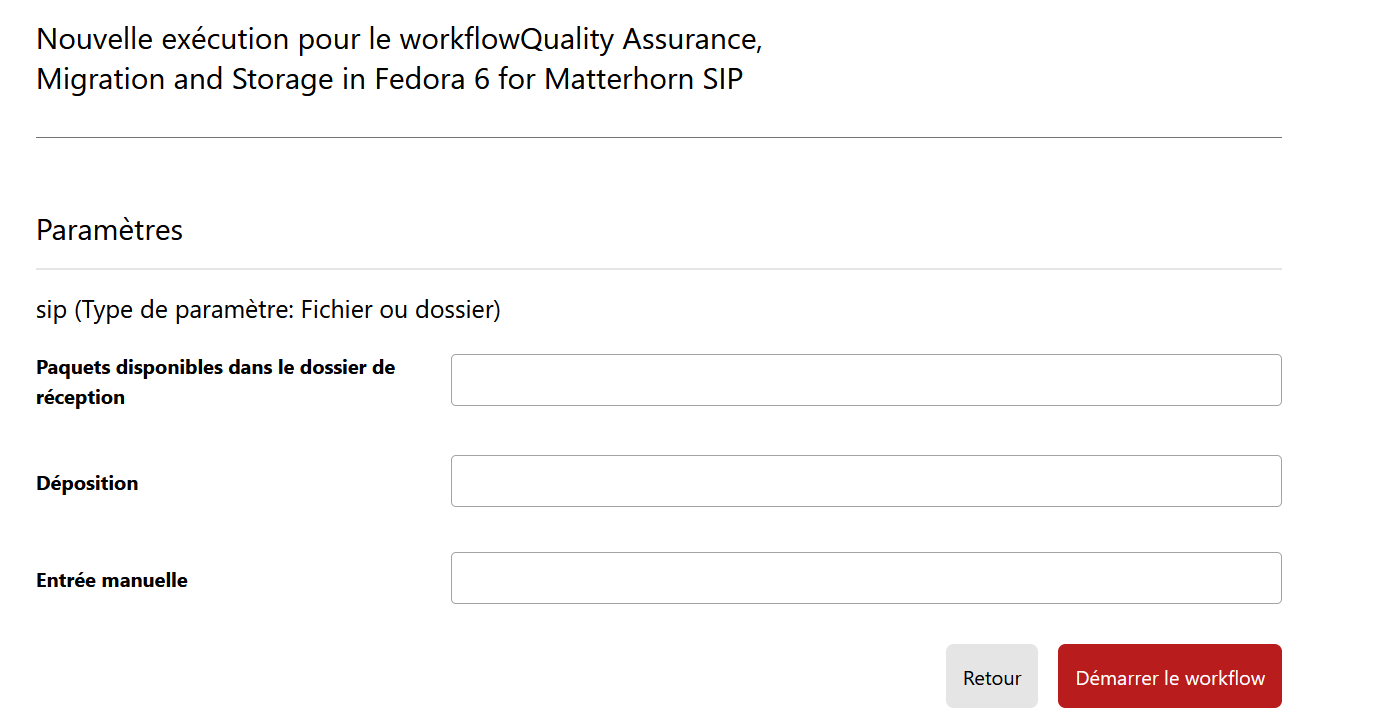 Exécuter un workflow